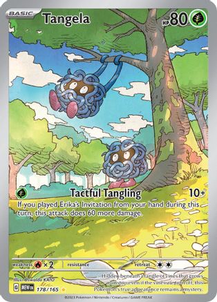 Tangela - 178/165  - Illustration Rare - Holofoil