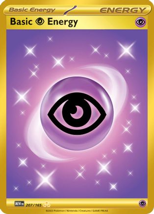 Basic Psychic Energy - 207/165  - Hyper Rare - Holofoil