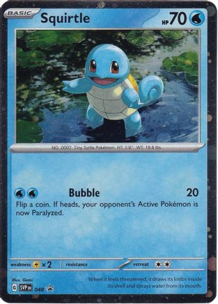Carapuce - 048 (Holo Cosmos) - Promo - Holofoil