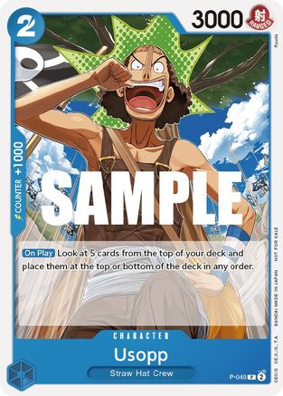 Usopp (Kit de Combat Scellé Vol. 1) (P-049) - Promo