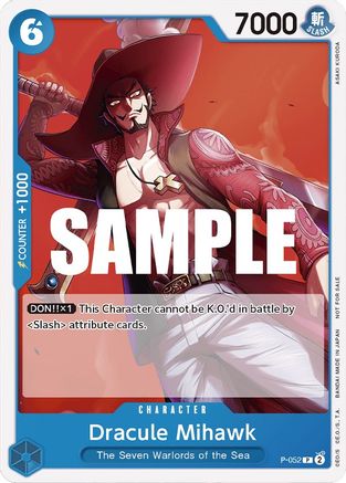 Dracule Mihawk (Kit de combat scellé Vol. 1) (P-052) - Promo