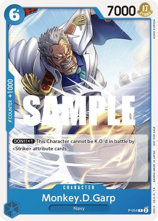 Monkey.D.Garp (Kit de combat scellé Vol. 1) (P-054) - Promo