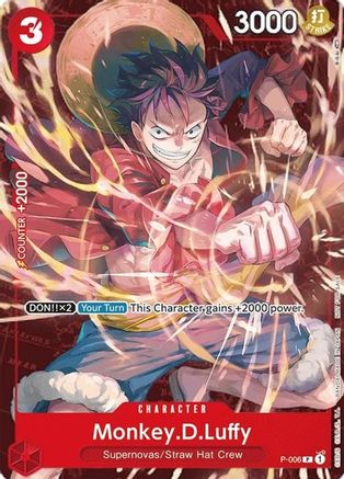 Monkey.D.Luffy - P-006 (Promo en magasin) (P-006) - Promo
