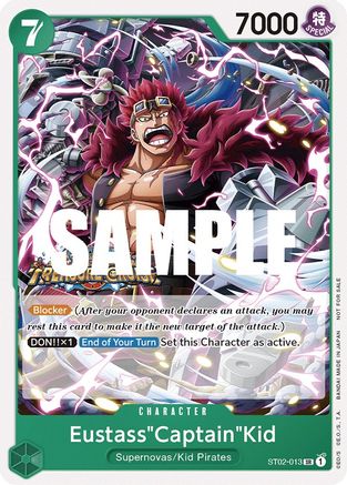 Eustass"Captain"Kid (Tournament Pack Vol. 5) (ST02-013)  -  Super Rare