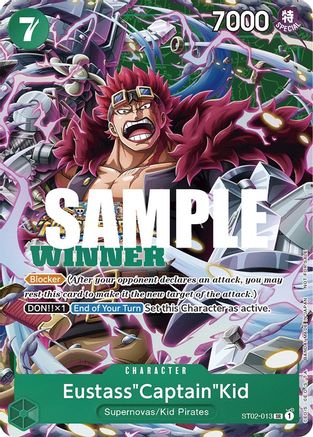 Eustass « Capitaine » Kid (Pack du vainqueur Vol. 5) (ST02-013) - Super Rare