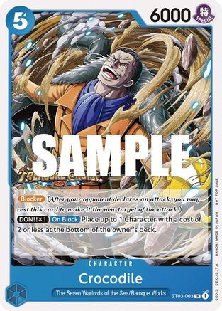 Crocodile (Tournament Pack Vol. 5) (ST03-003)  -  Super Rare