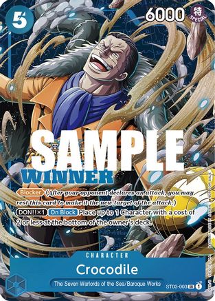 Crocodile (Pack gagnant Vol. 5) (ST03-003) - Super Rare