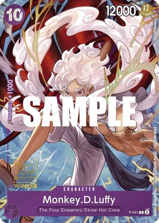 Monkey.D.Luffy (041) (1st Anniversary Tournament) (P-041)  -  Promo