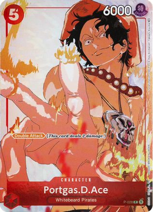 Portgas.D.Ace (Gift Collection 2023) (P-028) - One Piece Promotion Cards -  Promo