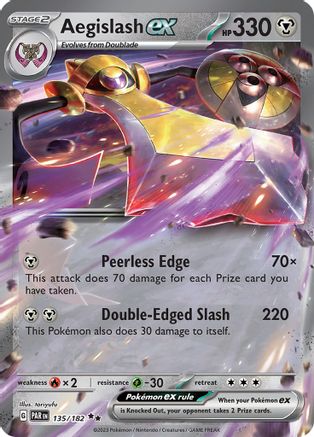 Aegislash ex - 135/182 - Double Rare - Holofoil