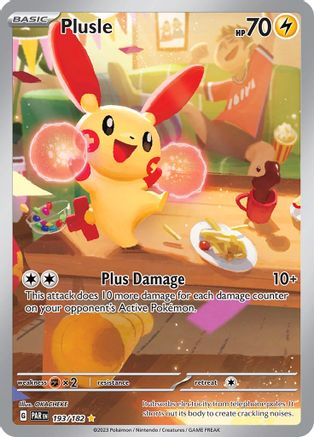 Plusle - 193/182  - Illustration Rare - Holofoil