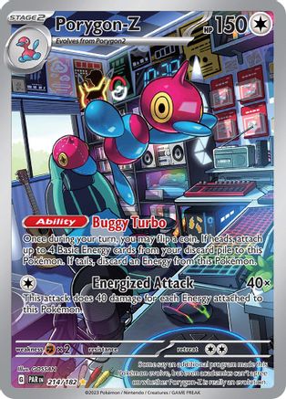 Porygon-Z - 214/182  - Illustration Rare - Holofoil