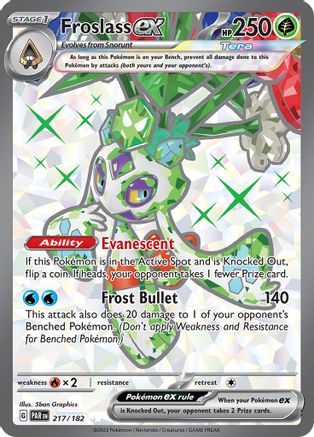 Froslass ex - 217/182  - Ultra Rare - Holofoil