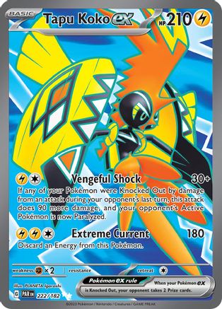 Tapu Koko ex - 222/182 - Ultra Rare - Holofoil