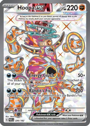 Hoopa ex - 226/182  - Ultra Rare - Holofoil