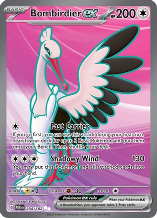 Bombirdier ex - 234/182  - Ultra Rare - Holofoil