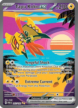 Tapu Koko ex - 247/182  - Special Illustration Rare - Holofoil