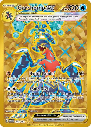 Garchomp ex - 260/182  - Hyper Rare - Holofoil