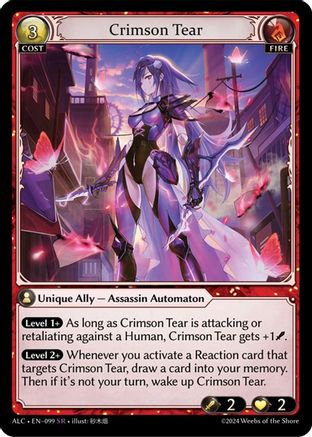 Crimson Tear (099) -  Super Rare