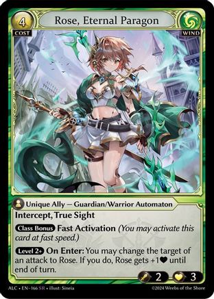 Rose, Eternal Paragon (166) -  Super Rare