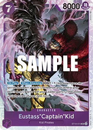 Eustass « Capitaine » Kid (013) (ST10-013) - Super Rare