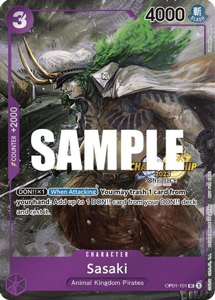 Sasaki (Pack événementiel CS 2023) (OP01-101) - Peu courante