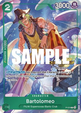 Bartolomeo (Pack d'événements CS 2023) (P-029) - Promo