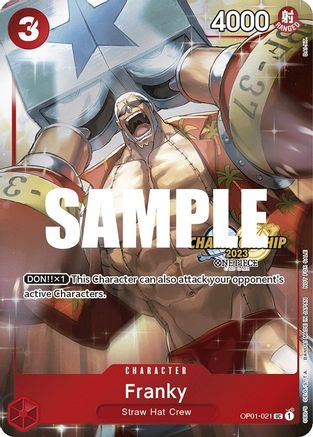 Franky (Pack Célébration CS 2023) (OP01-021) - Peu fréquent