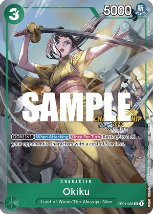 Okiku (Pack Célébration 2023) (OP01-035) - Rare