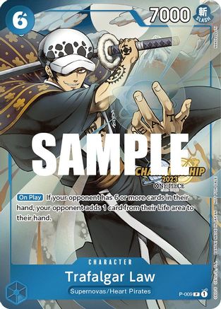 Trafalgar Law (CS 2023 Celebration Pack) (P-009) - One Piece Promotion Cards -  Promo
