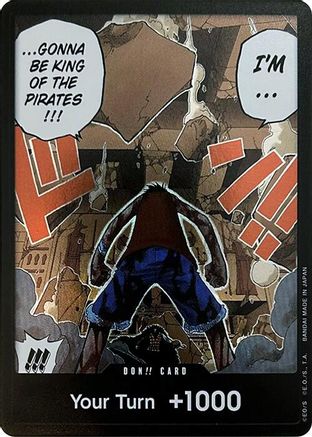 Carte DON !! (Luffy contre Crocodile) (Collection Fruits du Démon Vol. 1) - DON !!