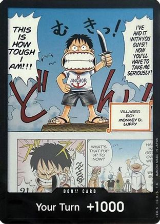 Carte DON!! (Jeune Luffy) (Collection Fruits du Démon Vol. 1) - DON!!
