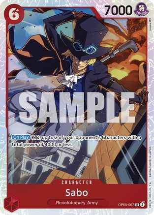Sabo (007) (OP05-007) - Super Rare