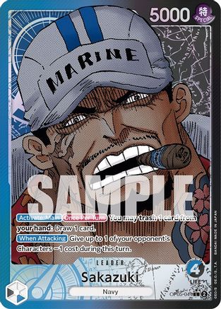 Sakazuki (Alternate Art) (OP05-041) - Leader