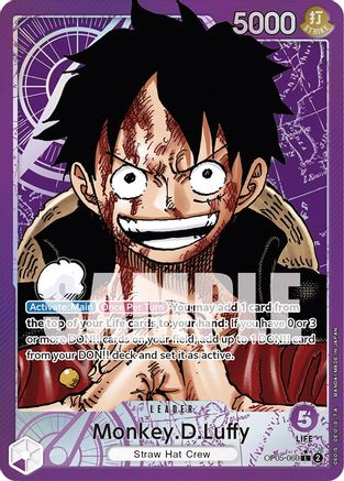 Monkey.D.Luffy (060) (Alternate Art) (OP05-060) - Leader