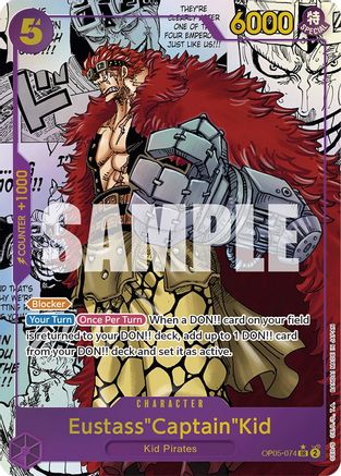Eustass « Capitaine » Kid (Art alternatif) (Manga) (OP05-074) - Super Rare