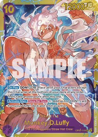 Monkey.D.Luffy (119) (OP05-119) - Secret Rare