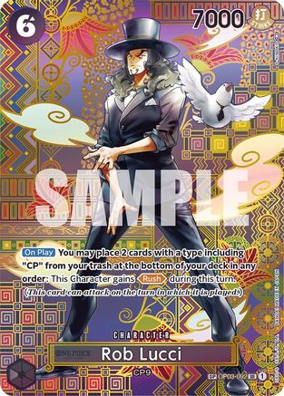 Rob Lucci (092) (SP) (OP03-092) - Super Rare