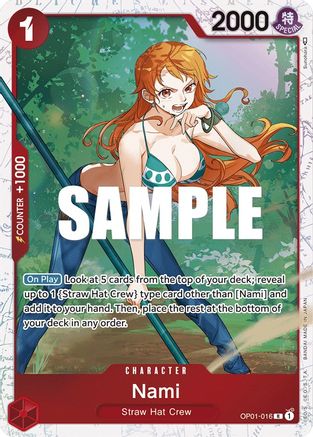 Nami - OP01-016 (Ultra Deck : Les Trois Capitaines) (OP01-016) - Rare