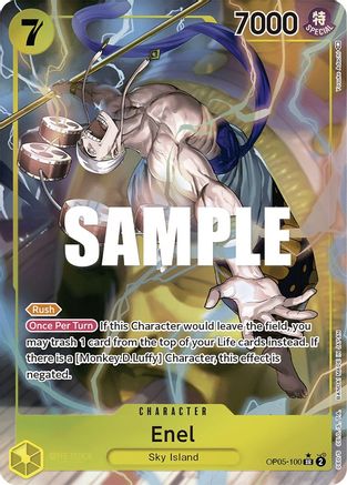 Enel (100) (Art Alternatif) (OP05-100) - Super Rare