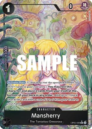 Mansherry (Alternate Art) (OP05-088) - Rare