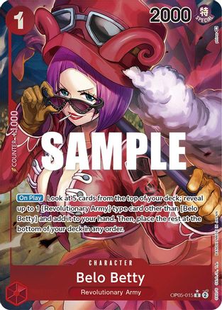 Belo Betty (015) (Illustration alternative) (OP05-015) - Rare