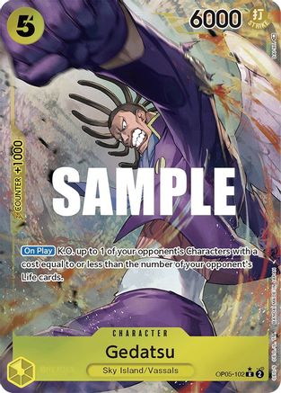 Gedatsu (Illustration alternative) (OP05-102) - Rare