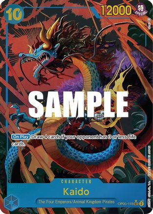 Kaido (118) (Alternate Art) (OP05-118) - Secret Rare