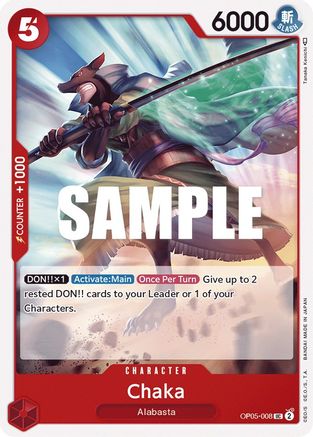 Chaka (OP05-008) - Uncommon