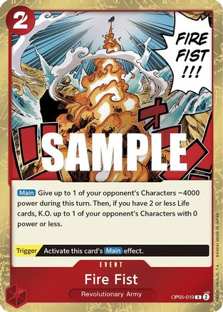 Fire Fist (OP05-019) - Rare