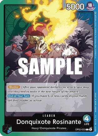 Donquixote Rosinante (022) (OP05-022) - Leader
