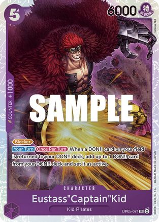 Eustass"Captain"Kid (OP05-074) - Super Rare