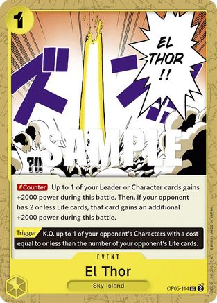 El Thor (OP05-114) - Uncommon
