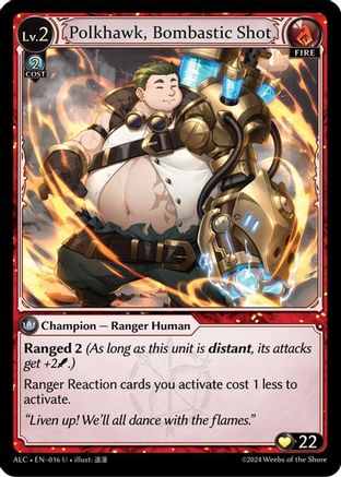 Polkhawk, Bombastic Shot (016) -  Uncommon